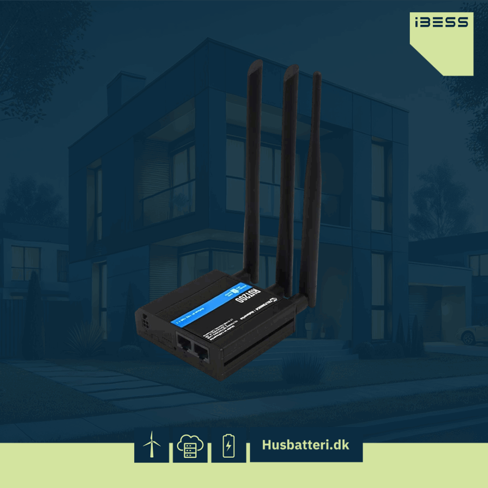 IBESS Router – Trådløs forbindelse til intelligent eltavle og Husbatteri